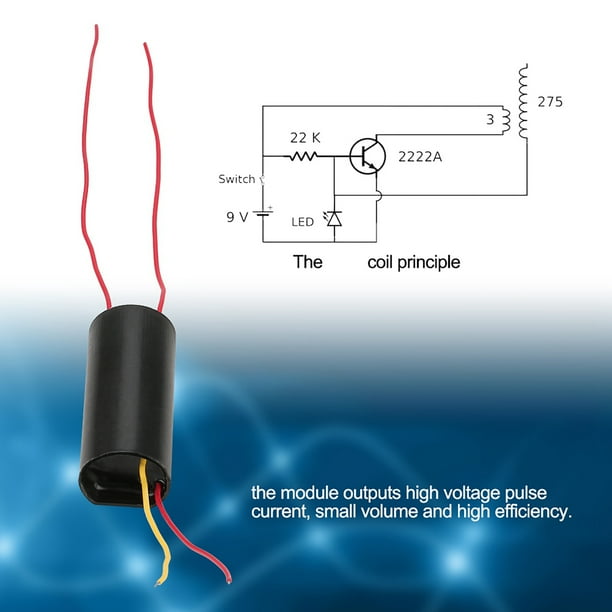 Generador De Impulsos De Alto Voltaje, Inversor DC 3V-4,8V, Módulo De Encendido Por Impulsos De Súper Arco