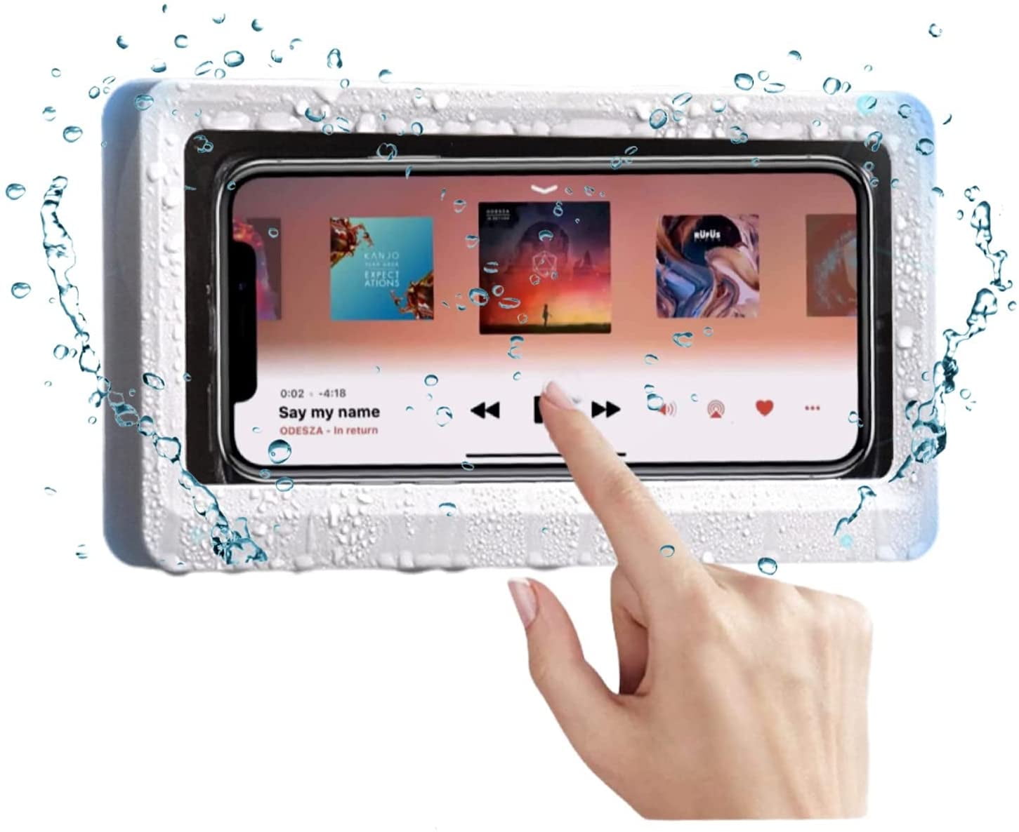 Wall Mount Shower Phone Holder Bathroom case Mount Shelf, Bathroom