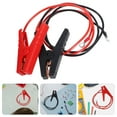 thumbnail image 2 of MOVTOTOP Jumper Cable Clamps with Wire for Electrical Use Assorted Color Crafted with Rubber and Copper 2pcs, 2 of 7