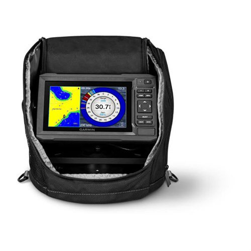 Garmin ECHOMAP UHD 63cv Ice Fishing Bundle, Preloaded