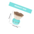 thumbnail image 4 of Raindrops Green Loose Powder Brush with Silicone Handle, Soft Makeup Brush for Face, 1 Pc, 4 of 6