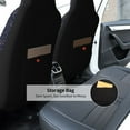 thumbnail image 5 of Uemuo Navy Dark Blue Pattern Car Seat Covers for Front Seats Waterproof Seat Covers for Cars, Universal Auto Front Seats Protector Fits for Car-1, 5 of 6