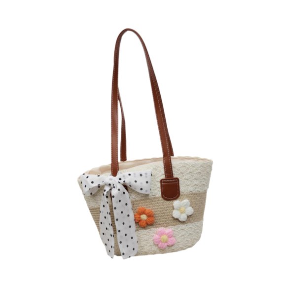 Dickly Comfortable and stylish tote bag for women, ideal as a shoulder bag for holidays Beige