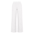 thumbnail image 3 of Gkeoshab Work Pants Women Soft Loose Fit Trousers Solid Color Casual Cotton Linen Blend Dress Pants White, 3 of 6