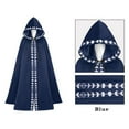 thumbnail image 2 of Cape with Hood for Adults,Cloak for Women and Men,Costumes for Halloween Christmas, 2 of 4