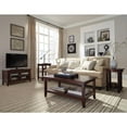 thumbnail image 2 of Alaterre Furniture Shaker Cottage Table d'Appoint avec 2 Tablettes Espresso, 2 of 4
