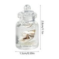 thumbnail image 3 of Elainilye Acrylic Drift Bottle Night Light, Conch Wishing Bottle Keychain, Portable Travel Pendant for Luggage, Gifts, or Bedroom Ambiance, 3 of 6