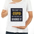 thumbnail image 3 of Koyal Wholesale Divorce Jumbo Card, You Can't Fix Stupid But You Sure Can Divorce It, 3 of 5