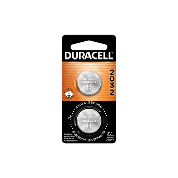 Duracell 2032 Lithium Coin Battery 3V, CR2032 Battery, Bitter Coating Discourages Swallowing, 2 Pack