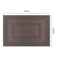 thumbnail image 4 of Unique Bargains Set of 6 Placemats for Kitchen Table Decor Brown, 4 of 7