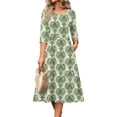 thumbnail image 2 of CIENVNSTG Women's Fashion A-Line Summer Dress - Casual Flowy Dress for Everyday Wear, 2 of 5