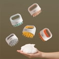 thumbnail image 6 of BAETEUY Ergonomic Design Massage Brush Handheld ABS Quick Foaming Scalp Comb for Bathroom, 6 of 8