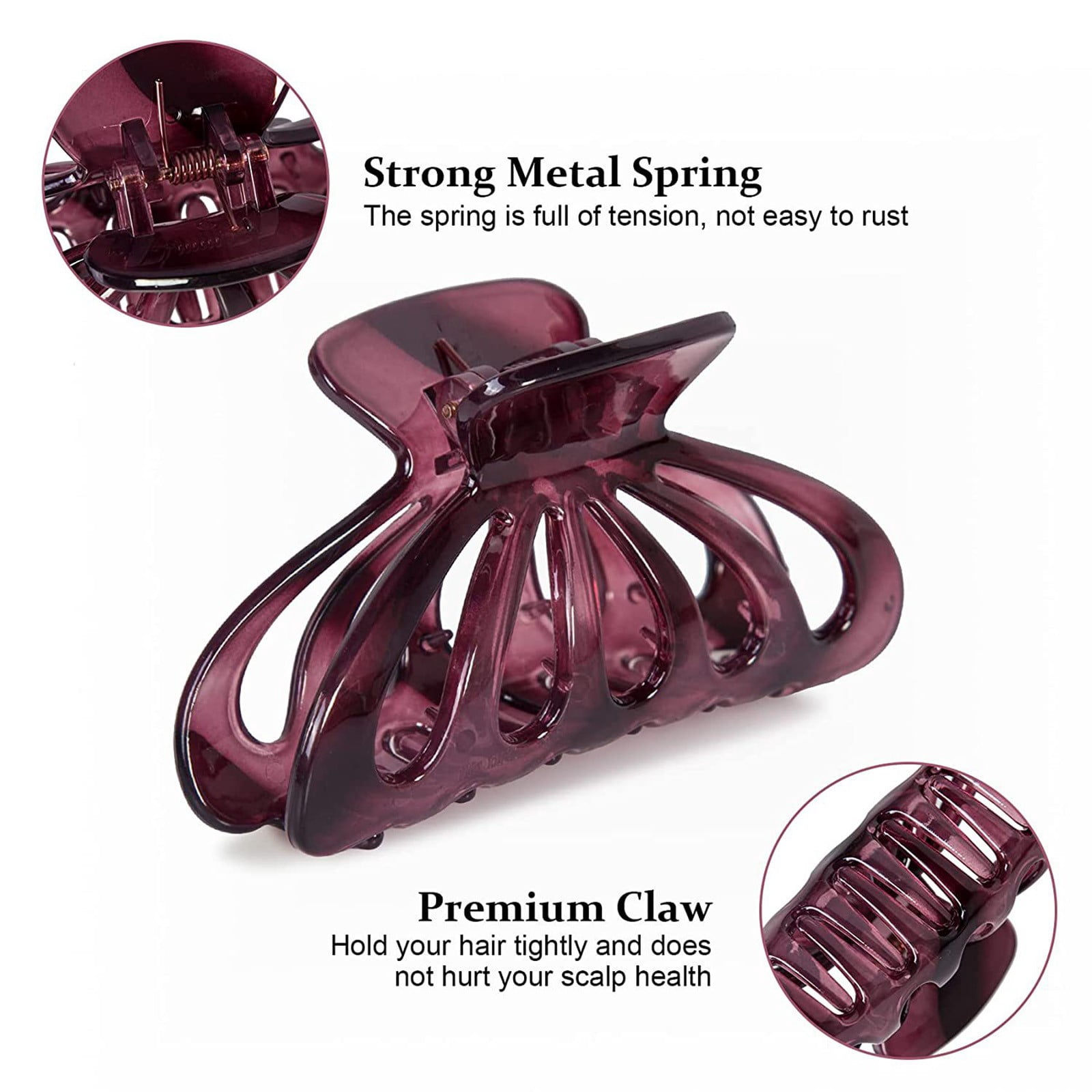 No Crease Hair Clip Long Rose Sectioning Clips Girls with Beads in Hair Star Hair for Hair Cute Hair Products Bow Barrette Hair Jewelry for Braids And Hair Curly Hair Things