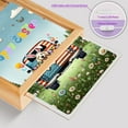 thumbnail image 4 of Happy Easter Golden Retriever American Flag Truck Bunny Ears Acrylic Plaque with Wood Photo Frame Box Goldens Dog Lover Gifts Idea Light Box - 03001, 4 of 5