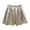 b-Silver, variant on Girls Metallic Skater Skirts Sparkly Skirt Elastic Waist Flared Pleated A-Line Silver Skirt Birthday Party Dresses