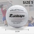 thumbnail image 4 of Volleyball Runleaps oficial, talla 5, impermeable, color blanco, 4 of 7