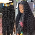 thumbnail image 1 of Paquetes de armadura de cabello brasileño Paquetes de cabello humano rizado crudo 28 30 32 pulgadas Paquete de onda profunda de agua Extensión virgen Remy 3 4 paquetes Tan Jianjun unisex, 1 of 1