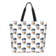 thumbnail image 1 of Balery Coffee To Go Pattern Bolsa Tote Estilo Estético con Cremalleras, Bolsa de Hombro, Bolsa de Compras Grande y Plegable, 1 of 8