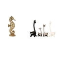 thumbnail image 1 of Estatua de resina,Estatua de resina para decoración del hogar,manualidades,oro,Escultura de oro,figura de resina,regalos decorativos,Estatua de alce y ciervo,Estatua de jirafa de, 1 of 8