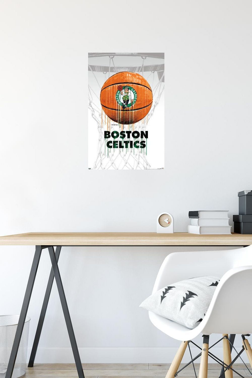 NBA Boston Celtics - Drip Ball 20 Wall Poster