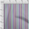 thumbnail image 1 of oneOone Organic Cotton Voile Fabric Multicolor Stripe Print Fabric BTY 42 Inch Wide, 1 of 4