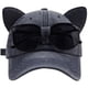 thumbnail image 1 of Gorra de Béisbol con Orejas de Gato para Mujer - Gorra Trucker Perforada Ajustable para Verano, Deportes y Actividades al Aire Libre, 1 of 9