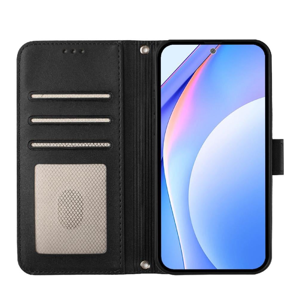 Phone Case for Blu View 5 Pro Rfid Blocking Flip Folio Card Slots Holder Kickstand Pu Leather Magnetic