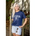 thumbnail image 3 of North Carolina Cute Footprints Beach Plus Size Crewneck Graphic Tee Shirt Brisco Brands 2X, 3 of 5