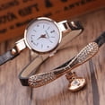 thumbnail image 1 of Reloj Mujer Brazalete Dama Pulsera Dije Cristal Malubero Vinil, 1 of 2
