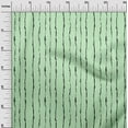 thumbnail image 3 of oneOone Cotton Cambric Mint Green Fabric Abstract Stripes Quilting Supplies Print Sewing Fabric By The Yard 42 Inch Wide, 3 of 6