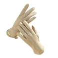 thumbnail image 1 of harmtty 1 Pair Solid Color Anti-slip Women Gloves Well Sensitivity Touch Screen Full Finger Gloves Hand Protect Cover,Beige, 1 of 8