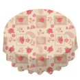 thumbnail image 2 of Pioneer Flower Floral Print Pattern Round Tablecloth 60 X 60 Inch, Wrinkle Resistant Wipeable Table Cloth for Kitchen Dining Picnic Patio Party, 2 of 6