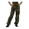 thumbnail image 2 of Women's Woodland Camo Vintage Paratrooper Cargo Pants, 2 of 2