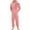 Pink, variant on Clearance LYXSSBYX Long Sleeve Shirts for Men Big and Tall Men Long Sleeve Hooded Jumpsuit Pajamas Casual Winter Warm Rompe Sleepwear