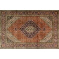 thumbnail image 1 of Ahgly Company Machine Washable Indoor Rectangle Traditional Saffron Red Area Rugs, 5' x 7', 1 of 7