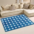 thumbnail image 2 of Coolnut Lightweight Non Slip Carpet Mats 60 x 39 inch (5'x 3'3"), Area Soft Rugs Floor Mat Rug Decoration for Kids Room Living Room Seamless Pattern with Stars, 2 of 6