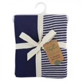 thumbnail image 2 of Touched by Nature Boy Organic Cotton Changing Pad Cover, Navy Heather Gray, One Size, 2 of 2