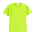thumbnail image 4 of Port & Company Men's Comfortable Short Sleeve Tall Core Blend T-Shirt Safety Green LT, 4 of 5