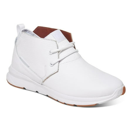- DC Men's Ashlar LE Mid Top Sneakers White Suede Leather Rubber 12.5 D