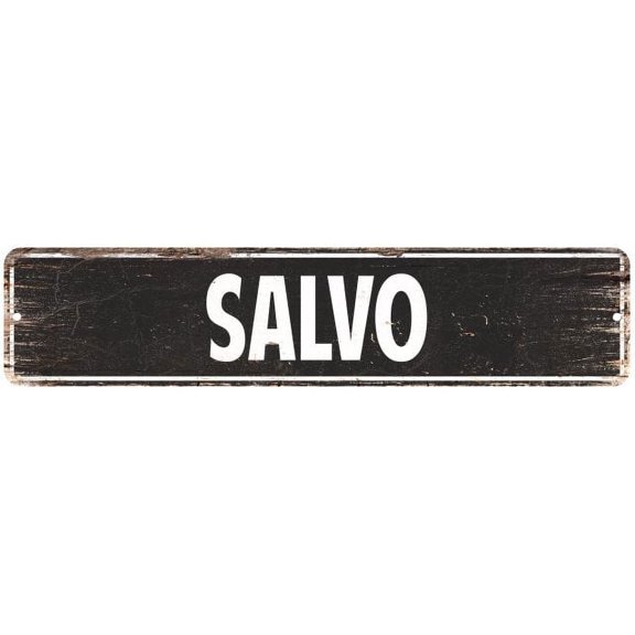 Salvo Vintage Look Gift Metal Sign Chic 4x18 204180008007