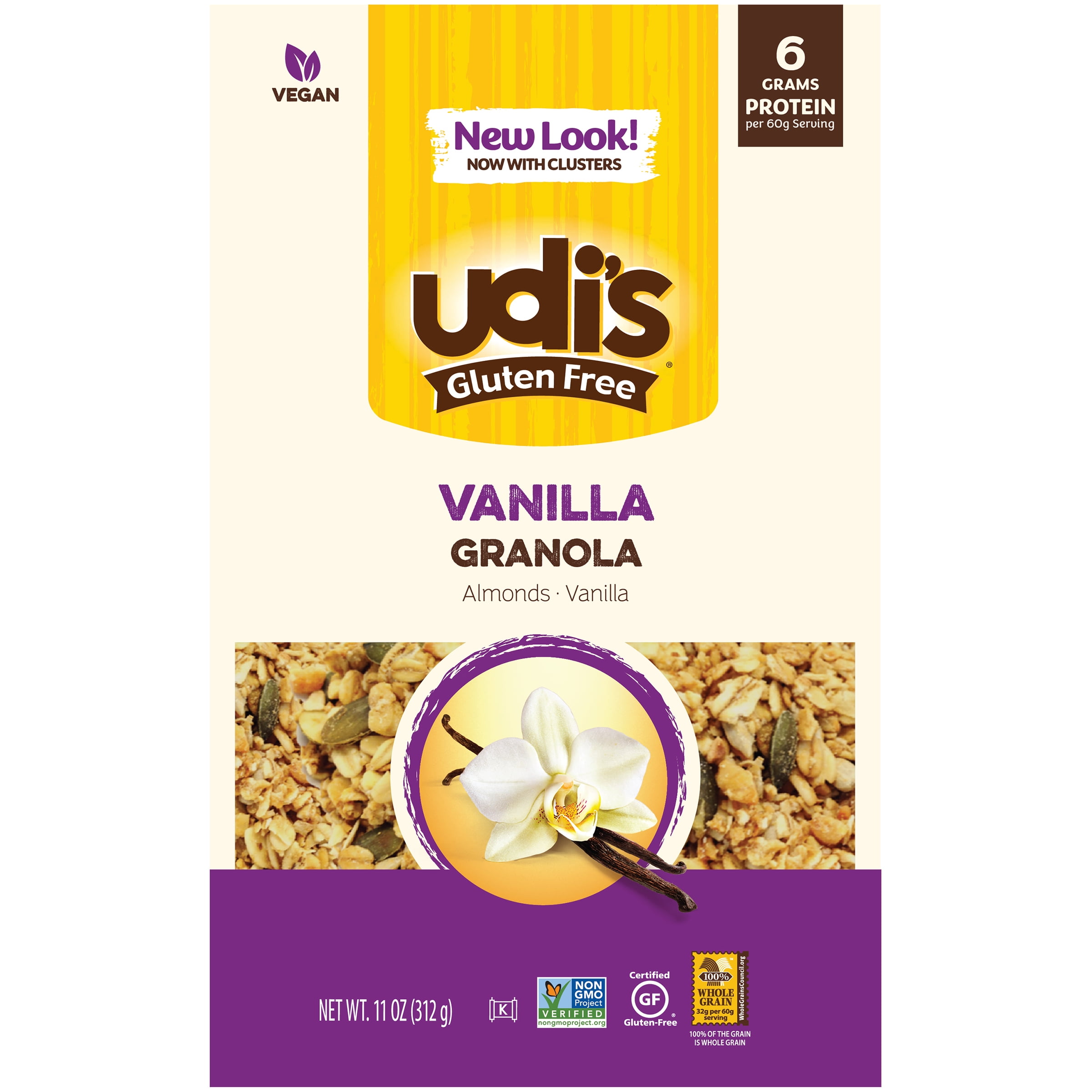 Udi's Gluten Free Vanilla Granola, 11 oz