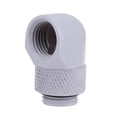 thumbnail image 4 of Conector G1/4 Rosca G1/4 Adaptador de montaje de 90 grados Conector rotativo refrigerado por agua (Blanco), 4 of 8