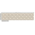 thumbnail image 2 of Floral Fabric by the Yard, Floral Arrangement with Monochrome Design Natural Elements Abstract Pattern Leaves, Decorative Upholstery Fabric for Chairs & Home Accents, Tan Cream by Ambesonne, 2 of 4