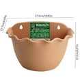 thumbnail image 3 of FNGZ Flower Pots Clearance Plastic Flowerpot Beautiful Looking Hg 3044 Wall Hanging Basin, 3 of 5