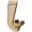 Satin Gold, variant on CD-0123-HOOK-SG Closet Culture by Knape & Vogt 3 in. Satin Gold Snap-in Closet Hook