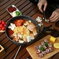 thumbnail image 3 of LJNYFDC Picnic Hot Pot Set Camping Cookware Pot Frying Pan Set Heat Resistant Non stick Lightweight Outdoor Cooking Utensils, 3 of 7