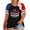 Dark Gray, variant on Women’s 250th Anniversary Usa Plus Size Shirt L-5xl Scoop Neck Short Sleeve 4th Of July Oversized Tee Shirts Casual Loose Trendy Tee Blouses,Dark Blue L