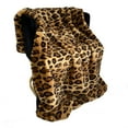 thumbnail image 3 of Plutus Brands Plutus Brown Jaguar Faux Fur Luxury Throw Blanket, Throw 60W x 96L, 3 of 3