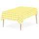 thumbnail image 1 of Mantel Plástico Plisado Desechable, Impermeable Y Resiste Aceite, 7 Colores, 54 X 108in, 137*274cm, Amarillo, 1 of 9