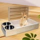 thumbnail image 2 of Soporte de heno para conejos, alimentador, inodoro, patio de juegos, arena para gatos, juguete de forraje, suministros para mascotas para conejo, jerb, 2 of 9